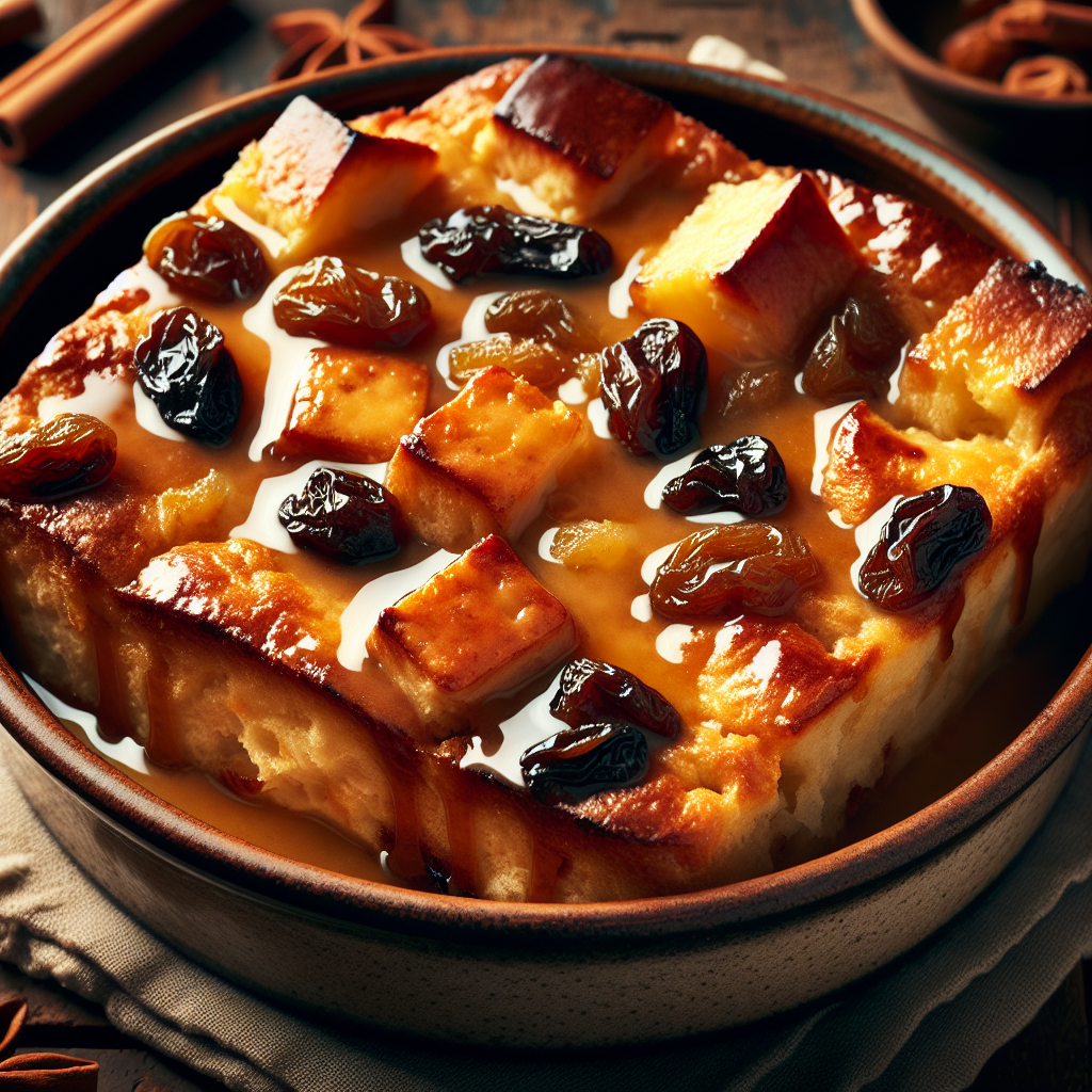 Budín de pan. 