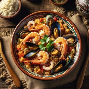 Nationalgericht Äquatorialguinea: #Arroz con Mariscos# (Rezept)