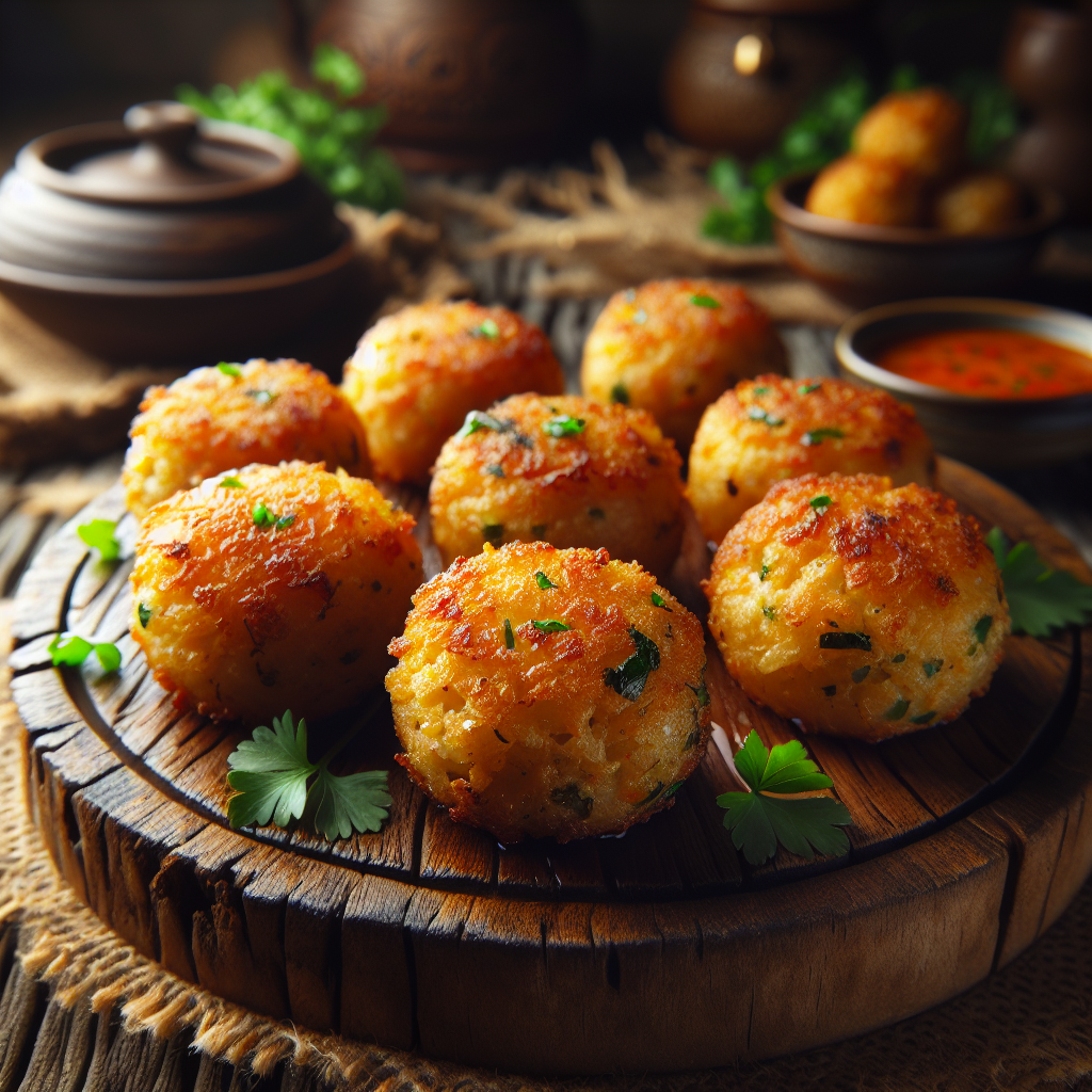 Cassava Fish Cakes.