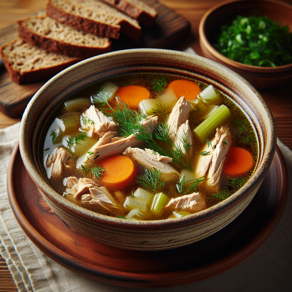 Nationalgericht Suriname: Kippensoep (Rezept)