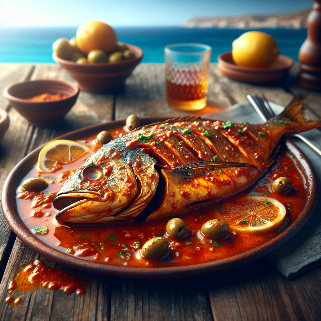 Pescado en Salsa. 