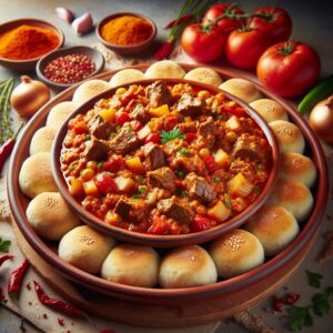 Nationalgericht Algerien: #Chakhchoukha# (Rezept)