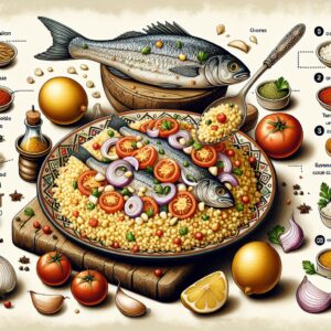 Nationalgericht Algerien: Kouskous au poisson (Rezept)