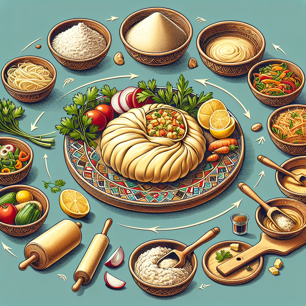 Nationalgericht Algerien: Mhadjeb (Rezept)