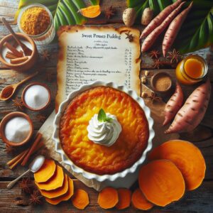 Nationalgericht Antigua und Barbuda: Sweet Potato Pudding (Rezept)