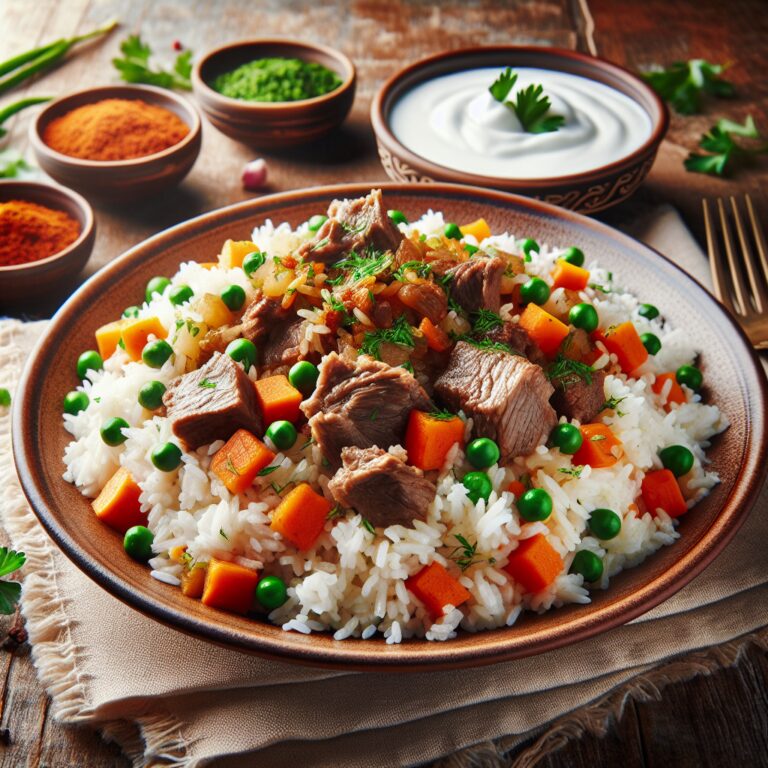 Plov – Nationalgericht aus Aserbaidschan