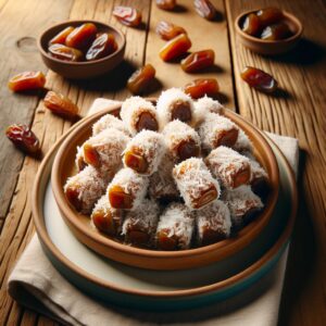 Nationalgericht Bahrain: #Coconut Date Rolls# (Rezept)