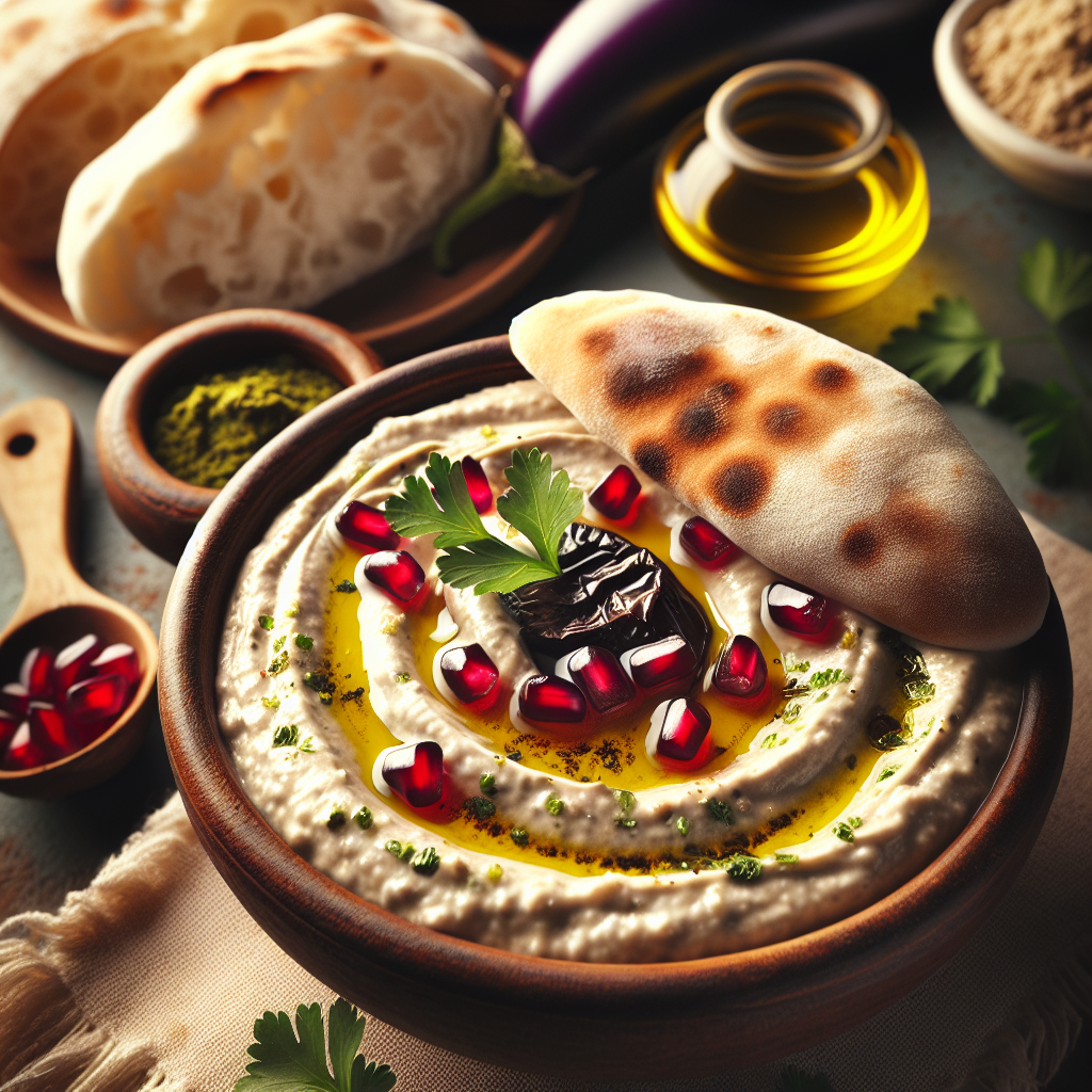 Nationalgericht Bahrain: Moutabal (Rezept)