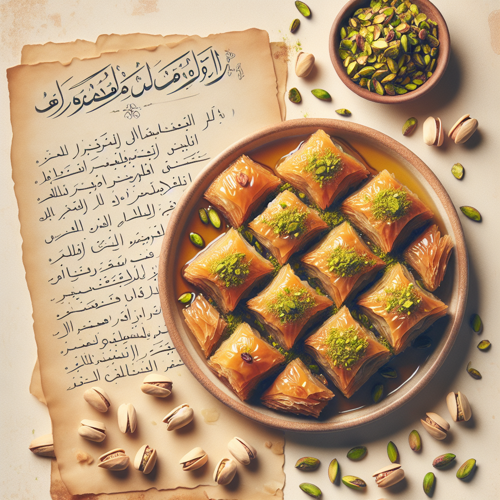 Nationalgericht Bahrain: Pistachio Baklava (Rezept)