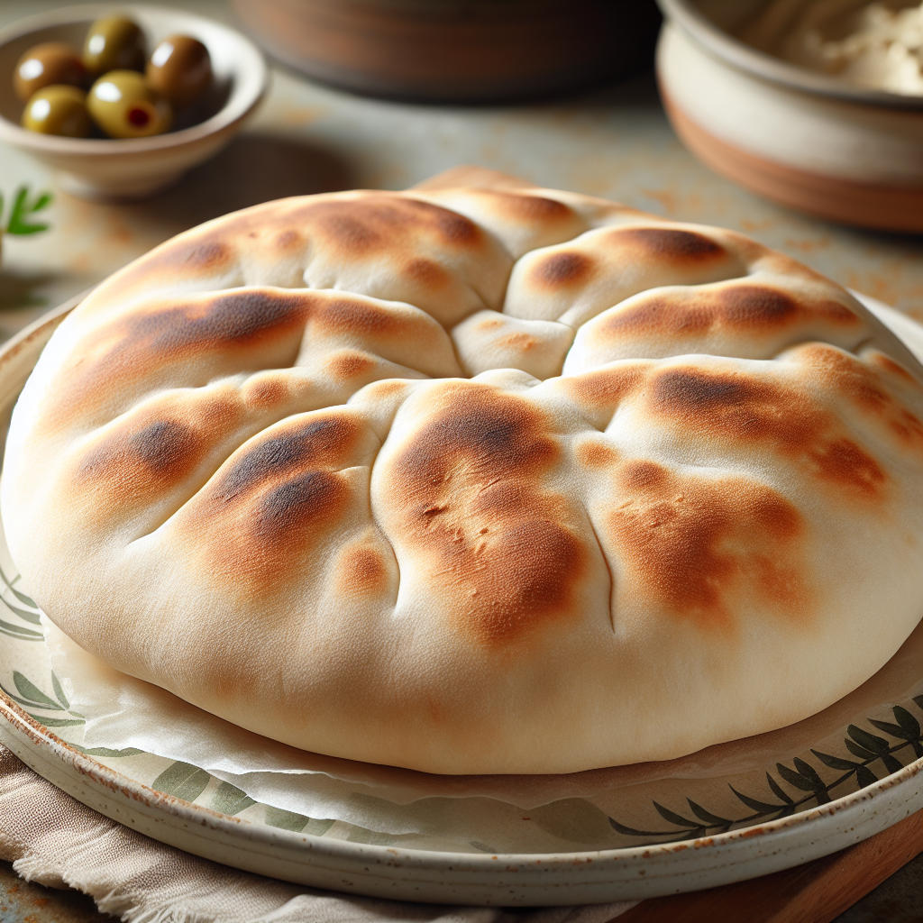 Nationalgericht Bahrain: Pita Bread (Rezept)