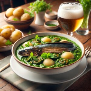 Nationalgericht Belgien: #Paling in 't Groen# (Rezept)