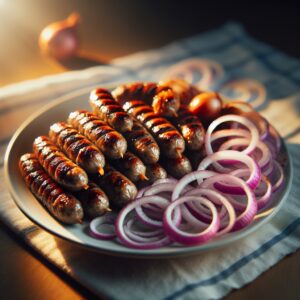 Nationalgericht Bosnien: #Čevapi s lukom# (Rezept)