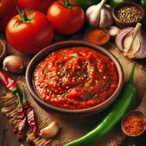 Nationalgericht Botsuana: #Spicy Tomato Chutney# (Rezept)