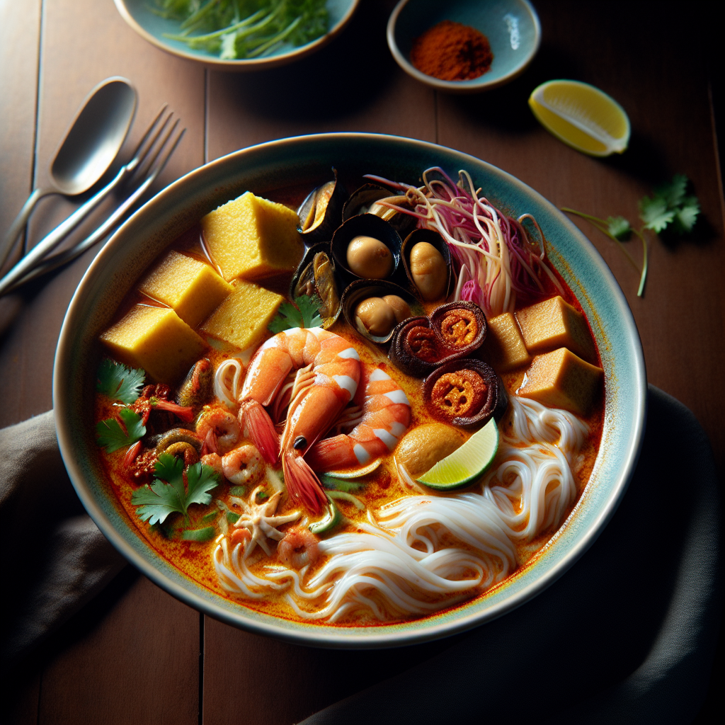 Nationalgericht Brunei: Laksa Nyonya (Rezept)