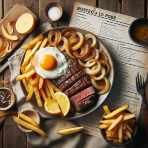 Nationalgericht Chile: Bistec a lo Pobre (Rezept)