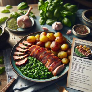 Nationalgericht Dänemark: Stegt flæsk med persillesauce (Rezept)