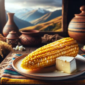 Nationalgericht Ecuador: #Choclo con queso# (Rezept)