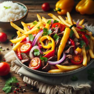 Nationalgericht Ecuador: #Lomo saltado# (Rezept)