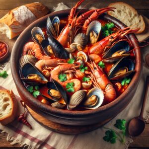 Nationalgericht Ecuador: #Paila de mariscos# (Rezept)