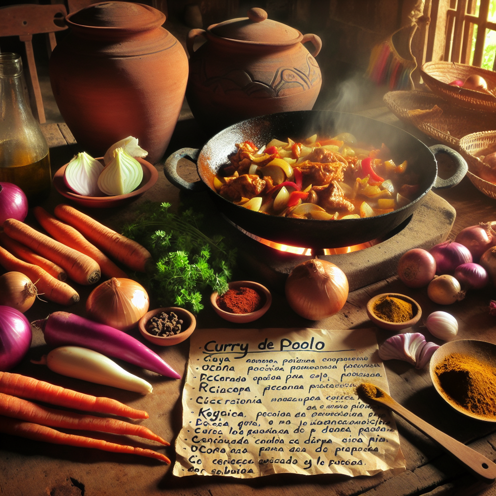 Nationalgericht El Salvador: Curry de pollo (Rezept)