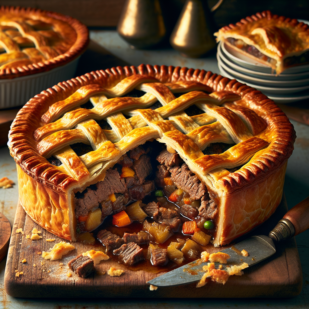 Nationalgericht England: Beef and Ale Pie (Rezept)