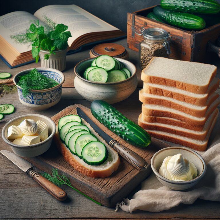 Cucumber Sandwiches – Nationalgericht aus England