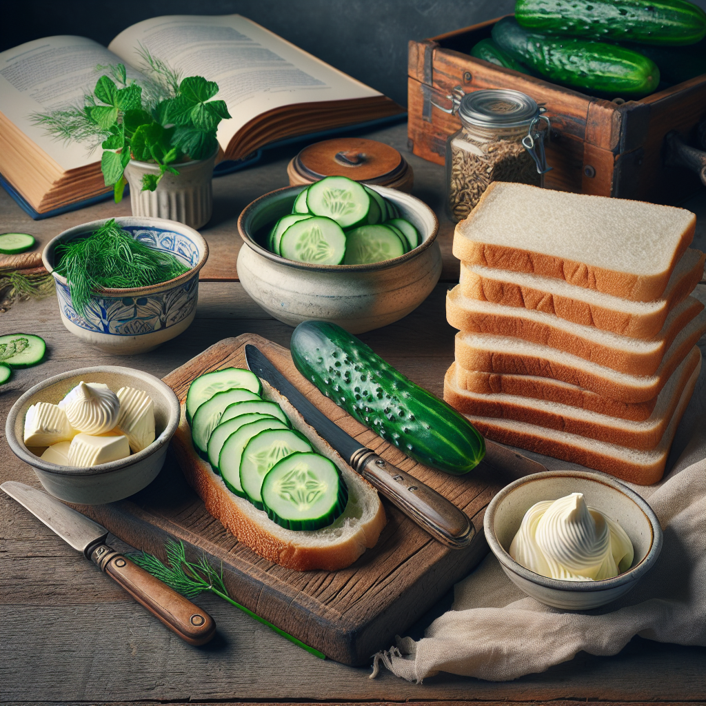 Nationalgericht England: Cucumber Sandwiches (Rezept)
