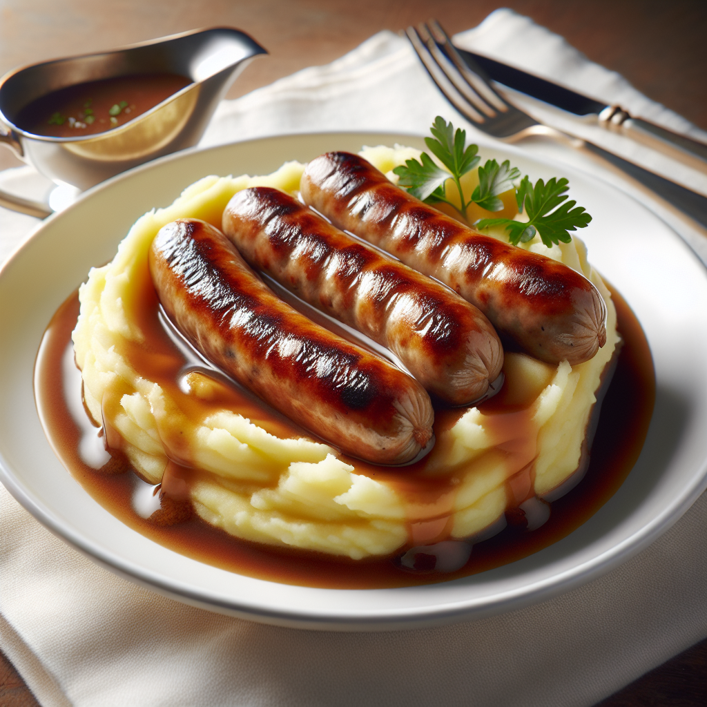 Nationalgericht England: Sausage and Mash (Rezept)