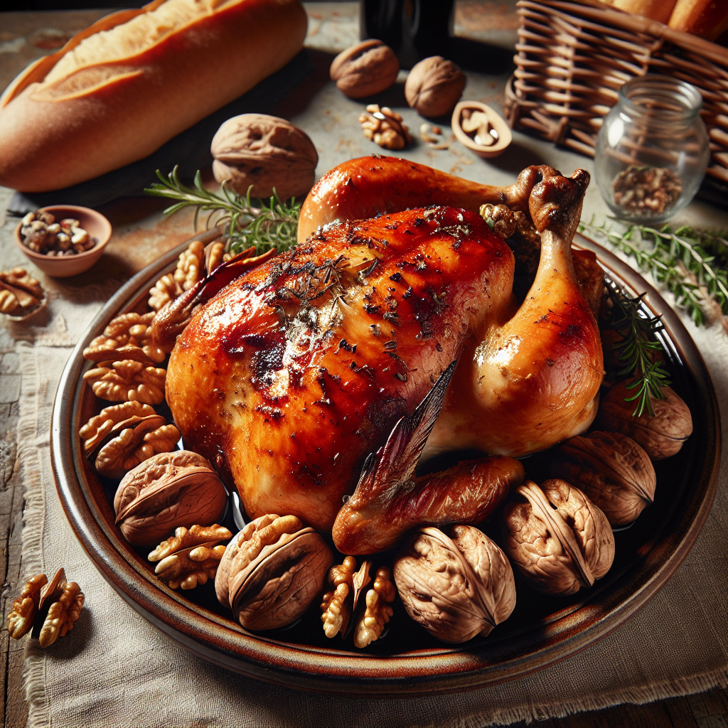 Nationalgericht Gabun: Poulet aux noix (Rezept)