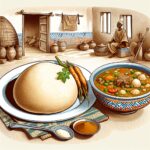 Nationalgericht Gambia: Fufu with Egusi (Rezept)