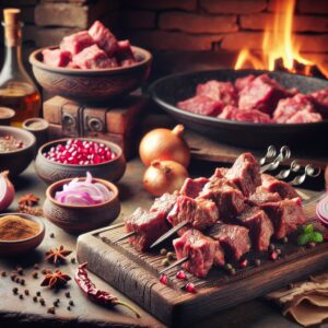 Nationalgericht Georgien: Mtsvadi (Rezept)