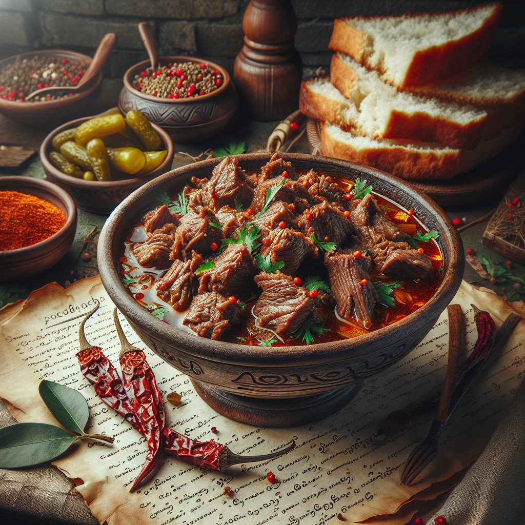 Nationalgericht Georgien: Ostri (Rezept)