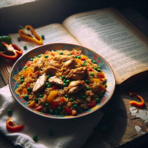Nationalgericht Ghana: Fried Rice with Chicken (Rezept)