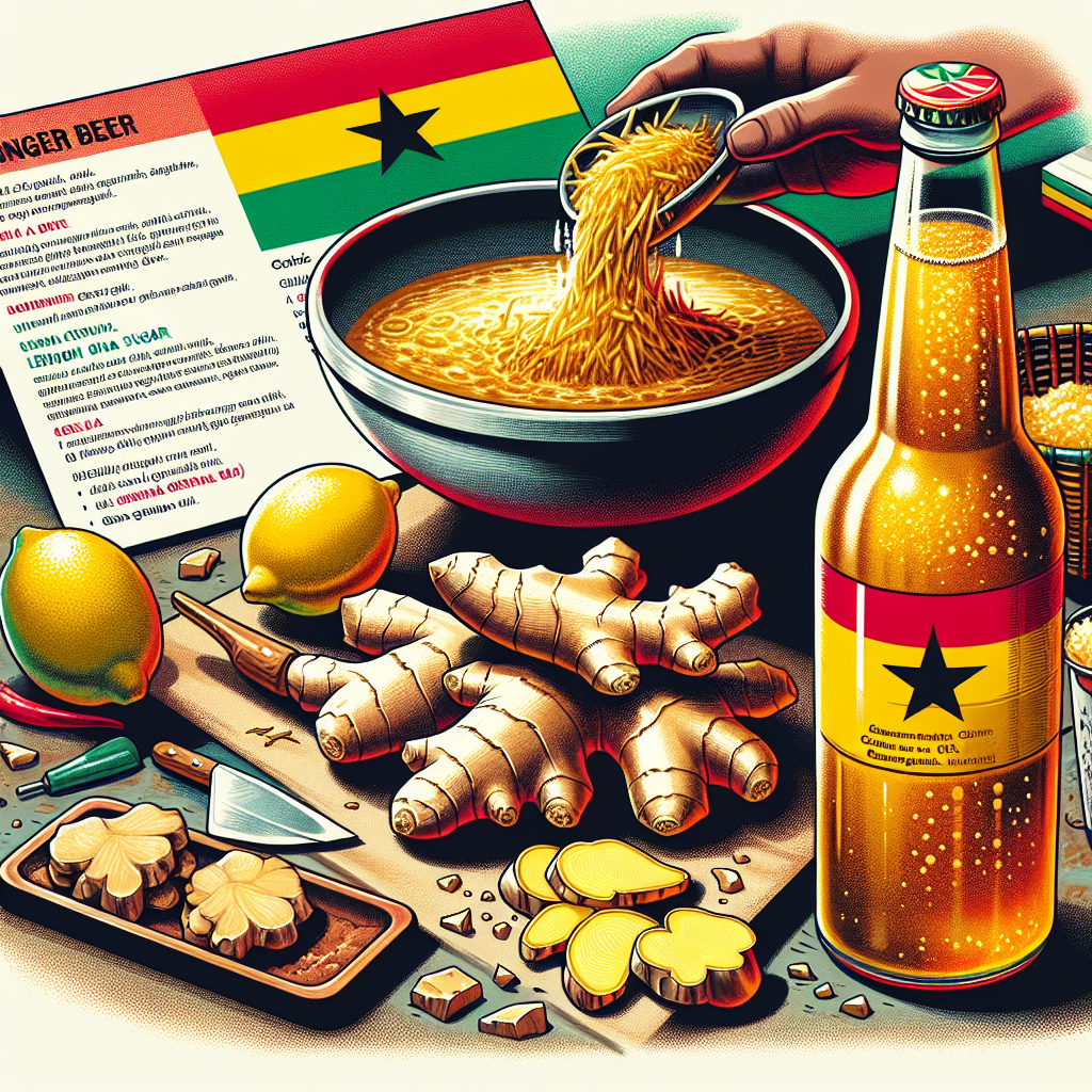 Nationalgericht Ghana: Ginger Beer (Rezept)