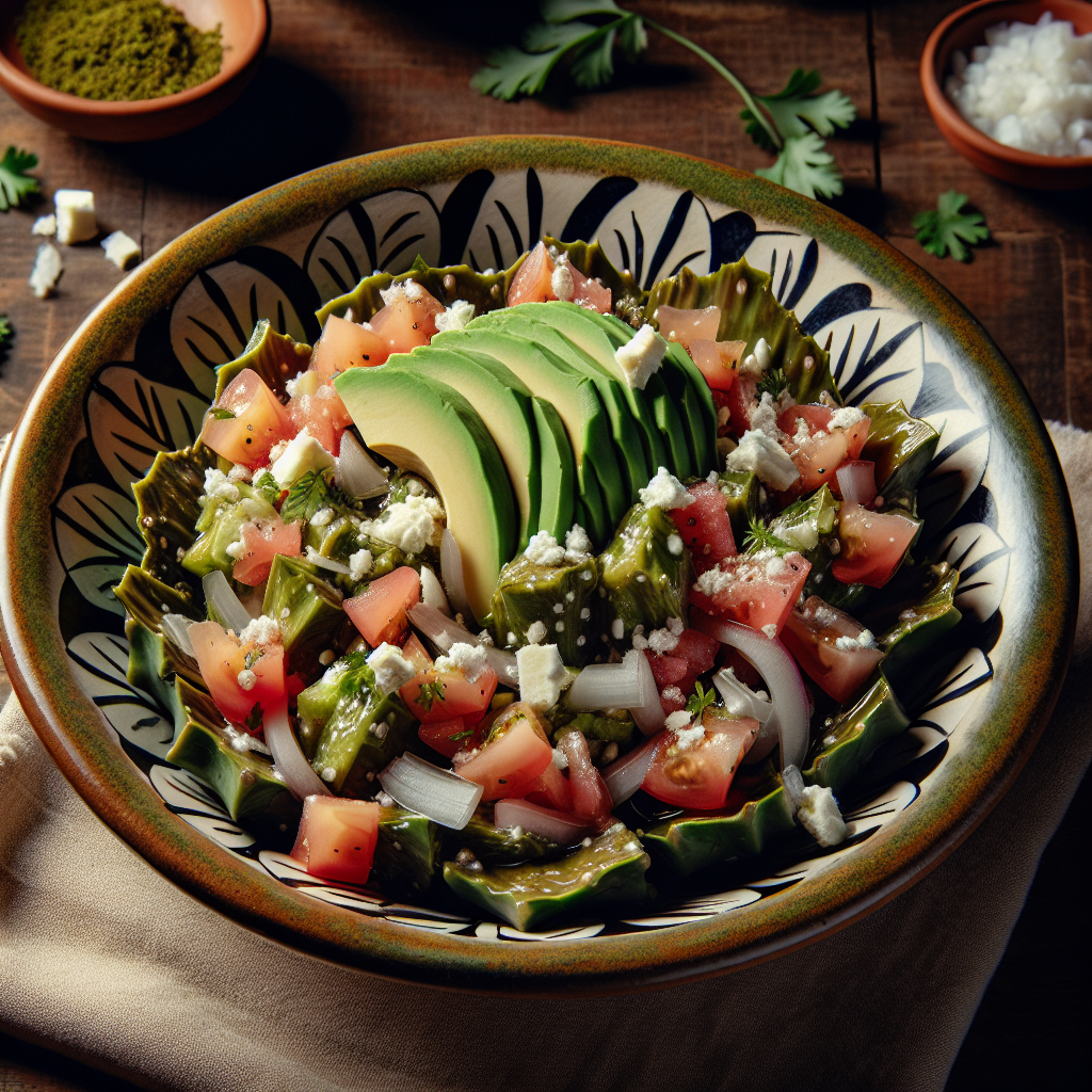 Nationalgericht Guatemala: Ensalada de Nopales (Rezept)