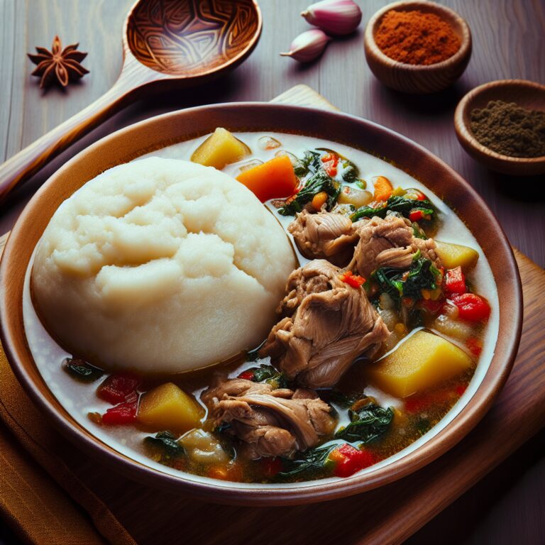 Nationalgericht Gambia Cassava Fufu Rezept Nationalgericht Gambia Cassava Fufu Rezept
