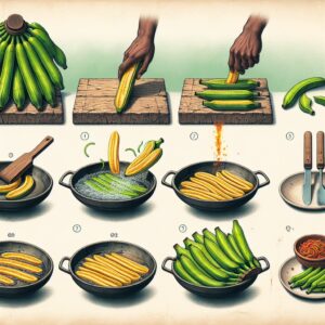 Nationalgericht Haiti: Banan Peze (Rezept)