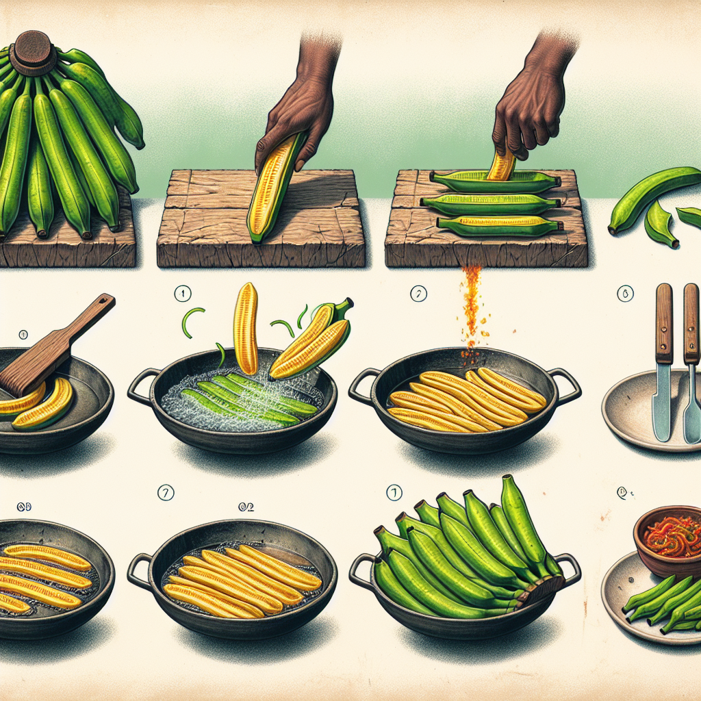 Nationalgericht Haiti: Banan Peze (Rezept)