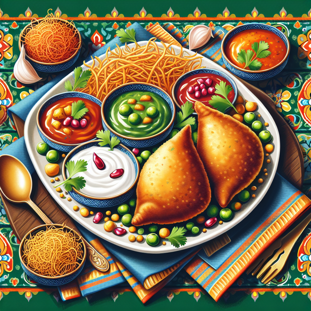 Nationalgericht Indien: Samosa Chaat (Rezept)
