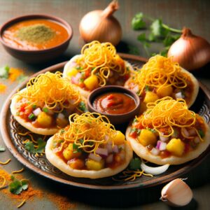 Nationalgericht Indien: #Sev Puri# (Rezept)