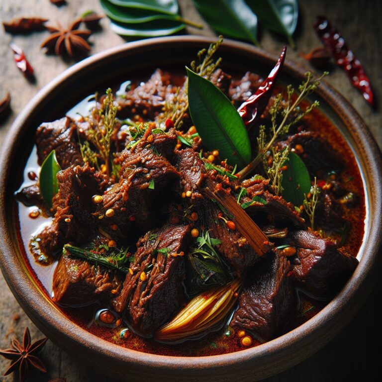 Rendang Daging – Nationalgericht aus Indonesien
