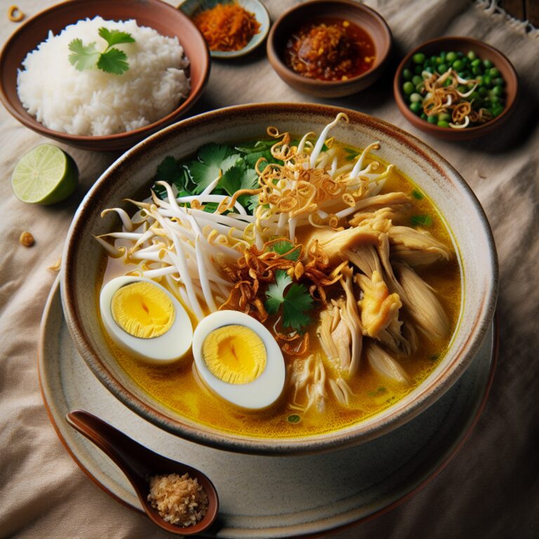Soto Ayam – Nationalgericht aus Indonesien