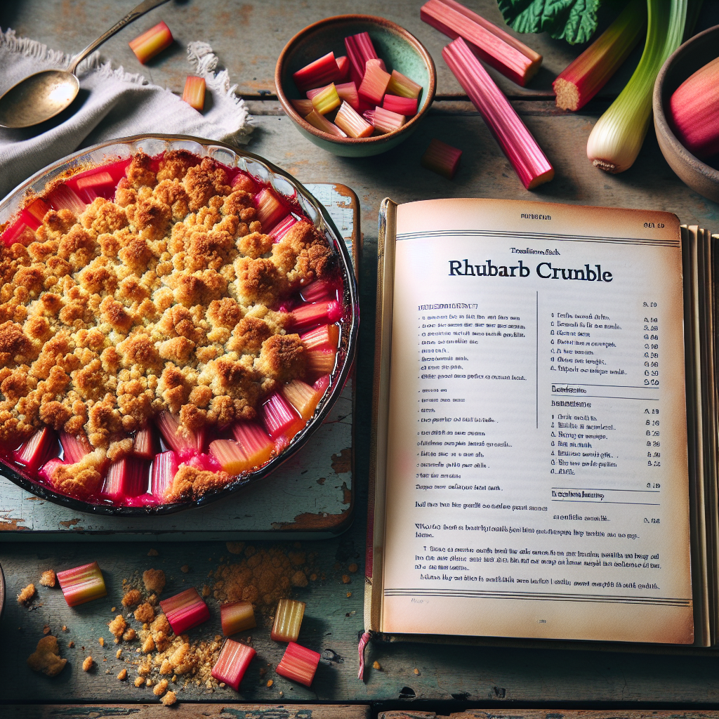 Nationalgericht Irland: Rhubarb Crumble (Rezept)