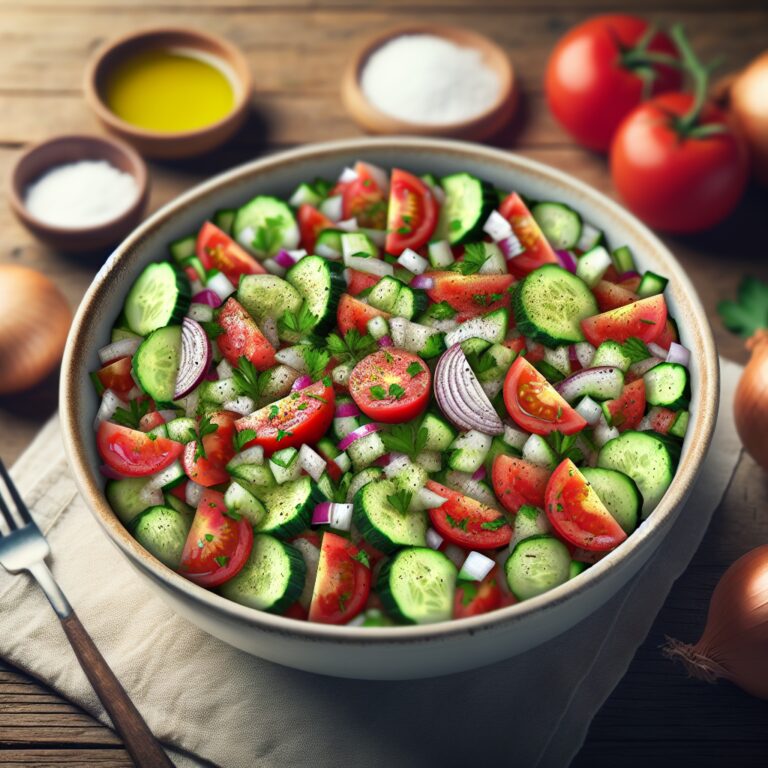 Israeli Salad – Nationalgericht aus Israel