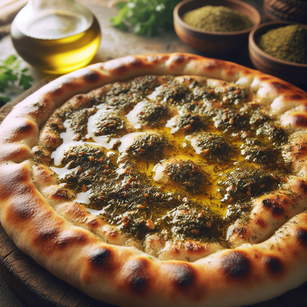 Nationalgericht Israel: Zaatar Manakish (Rezept) (Rezept)