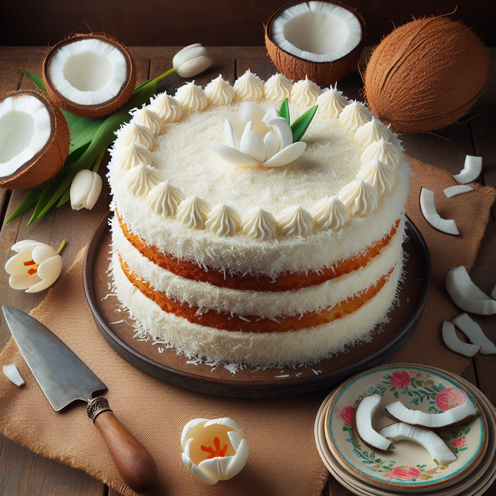 Nationalgericht Jamaika: Coconut Cake (Rezept)