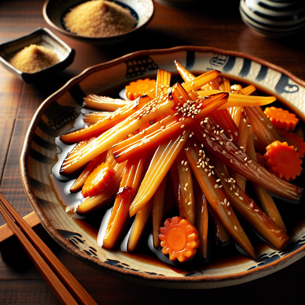 Nationalgericht Japan: Kinpira Gobo (Rezept)