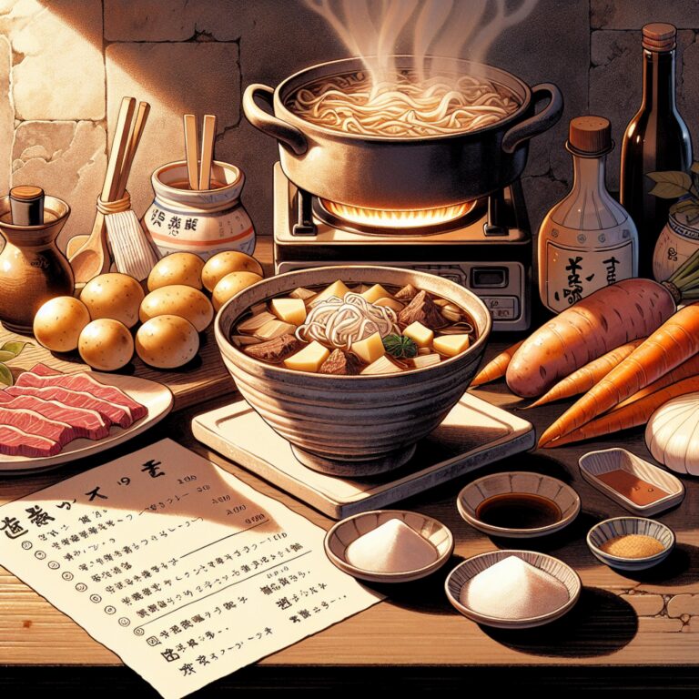 Nikujaga – Nationalgericht aus Japan
