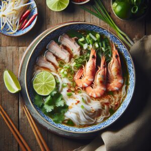 Nationalgericht Kambodscha: #Pnom Penh Noodles# (Rezept)