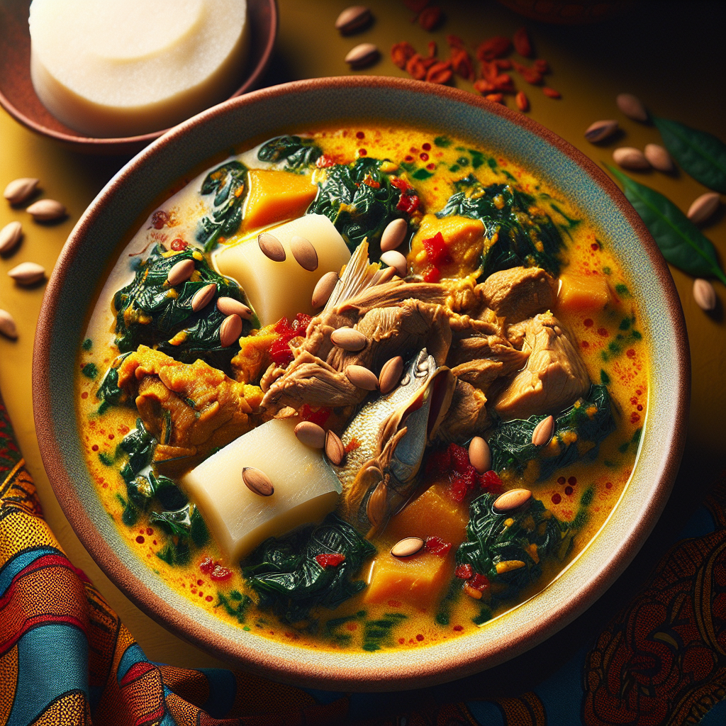 Nationalgericht Kamerun: Egusi Soup (Rezept)